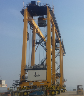 Terex Noell Leg and Bridge Girder of RTG