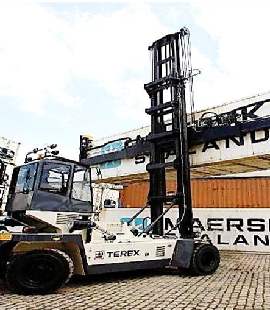 Terex Noell Chassis of Empty Container Fork Lift